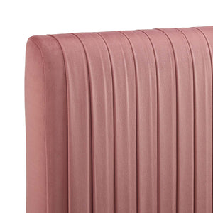 ModwayModway Eloise Channel Tufted Performance Velvet Twin Headboard MOD-6326 MOD-6326-DUS- BetterPatio.com