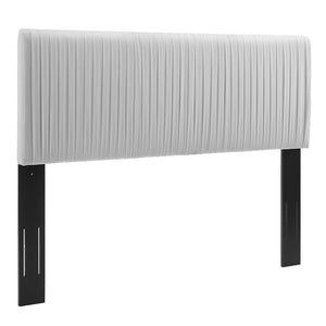 ModwayModway Eloise Channel Tufted Performance Velvet Twin Headboard MOD-6326 MOD-6326-LGR- BetterPatio.com