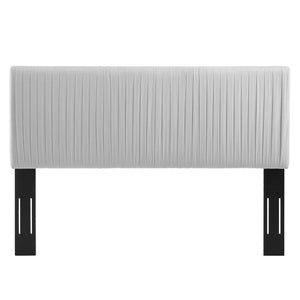 ModwayModway Eloise Channel Tufted Performance Velvet Twin Headboard MOD-6326 MOD-6326-LGR- BetterPatio.com