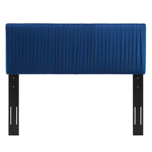 ModwayModway Eloise Channel Tufted Performance Velvet Twin Headboard MOD-6326 MOD-6326-NAV- BetterPatio.com