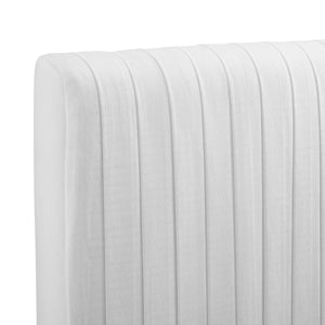 ModwayModway Eloise Channel Tufted Performance Velvet Twin Headboard MOD-6326 MOD-6326-WHI- BetterPatio.com