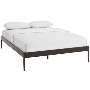 ModwayModway Elsie Queen Bed Frame MOD-5474 MOD-5474-BRN- BetterPatio.com