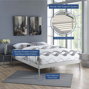 ModwayModway Elsie Queen Bed Frame MOD-5474 MOD-5474-GRY- BetterPatio.com