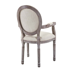 ModwayModway Emanate Dining Armchair Upholstered Fabric Set of 2 EEI-3465 EEI-3465-BEI- BetterPatio.com