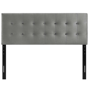 ModwayModway Emily Full Biscuit Tufted Performance Velvet Headboard MOD-6115 MOD-6115-GRY- BetterPatio.com