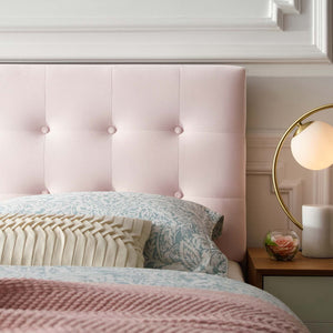 ModwayModway Emily King Biscuit Tufted Performance Velvet Headboard MOD-6117 MOD-6117-PNK- BetterPatio.com