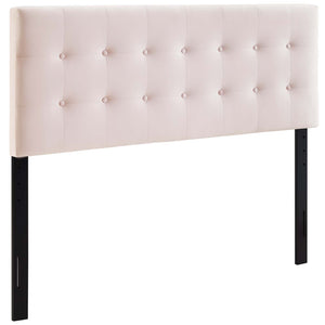 ModwayModway Emily King Biscuit Tufted Performance Velvet Headboard MOD-6117 MOD-6117-PNK- BetterPatio.com