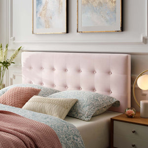 ModwayModway Emily King Biscuit Tufted Performance Velvet Headboard MOD-6117 MOD-6117-PNK- BetterPatio.com