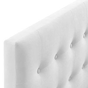 ModwayModway Emily King Biscuit Tufted Performance Velvet Headboard MOD-6117 MOD-6117-WHI- BetterPatio.com