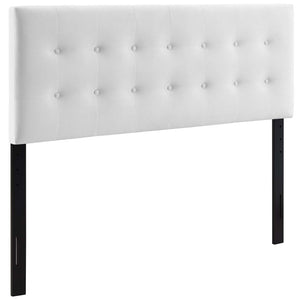 ModwayModway Emily King Biscuit Tufted Performance Velvet Headboard MOD-6117 MOD-6117-WHI- BetterPatio.com