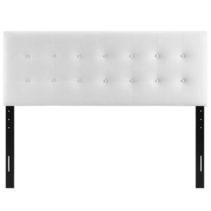 ModwayModway Emily King Biscuit Tufted Performance Velvet Headboard MOD-6117 MOD-6117-WHI- BetterPatio.com