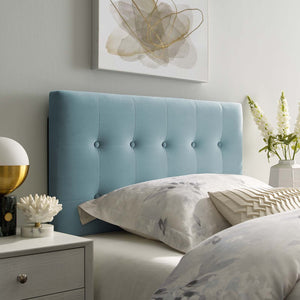 ModwayModway Emily Twin Biscuit Tufted Performance Velvet Headboard MOD-6114 MOD-6114-LBU- BetterPatio.com