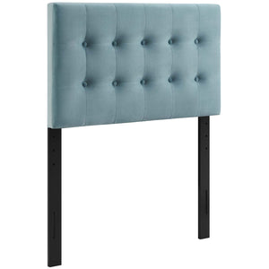 ModwayModway Emily Twin Biscuit Tufted Performance Velvet Headboard MOD-6114 MOD-6114-LBU- BetterPatio.com