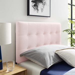 ModwayModway Emily Twin Biscuit Tufted Performance Velvet Headboard MOD-6114 MOD-6114-PNK- BetterPatio.com