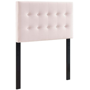 ModwayModway Emily Twin Biscuit Tufted Performance Velvet Headboard MOD-6114 MOD-6114-PNK- BetterPatio.com