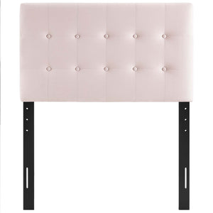 ModwayModway Emily Twin Biscuit Tufted Performance Velvet Headboard MOD-6114 MOD-6114-PNK- BetterPatio.com