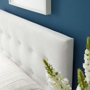 ModwayModway Emily Twin Biscuit Tufted Performance Velvet Headboard MOD-6114 MOD-6114-WHI- BetterPatio.com