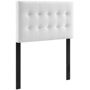 ModwayModway Emily Twin Biscuit Tufted Performance Velvet Headboard MOD-6114 MOD-6114-WHI- BetterPatio.com