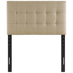 ModwayModway Emily Twin Upholstered Fabric Headboard MOD-5176 MOD-5176-BEI- BetterPatio.com