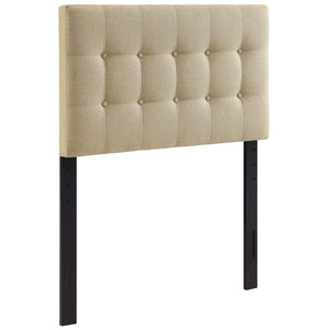 ModwayModway Emily Twin Upholstered Fabric Headboard MOD-5176 MOD-5176-BEI- BetterPatio.com