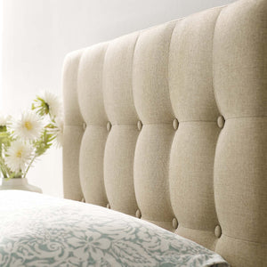 ModwayModway Emily Twin Upholstered Fabric Headboard MOD-5176 MOD-5176-BEI- BetterPatio.com