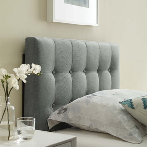 ModwayModway Emily Twin Upholstered Fabric Headboard MOD-5176 MOD-5176-GRY- BetterPatio.com