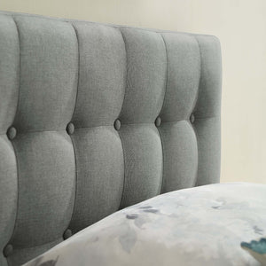 ModwayModway Emily Twin Upholstered Fabric Headboard MOD-5176 MOD-5176-GRY- BetterPatio.com