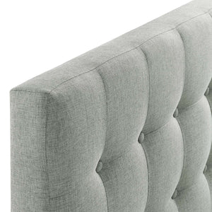 ModwayModway Emily Twin Upholstered Fabric Headboard MOD-5176 MOD-5176-GRY- BetterPatio.com