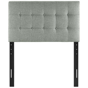 ModwayModway Emily Twin Upholstered Fabric Headboard MOD-5176 MOD-5176-GRY- BetterPatio.com