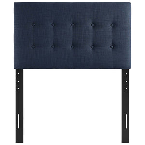 ModwayModway Emily Twin Upholstered Fabric Headboard MOD-5176 MOD-5176-NAV- BetterPatio.com