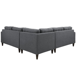 ModwayModway Empress 3 Piece Upholstered Fabric Sectional Sofa Set EEI-1417 EEI-1417-DOR- BetterPatio.com