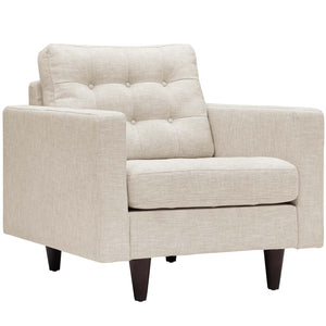 ModwayModway Empress Armchair and Sofa Set of 2 EEI-1313 EEI-1313-BEI- BetterPatio.com