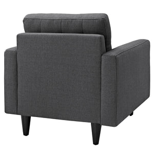 ModwayModway Empress Armchair Upholstered Fabric Set of 2 EEI-1283 EEI-1283-DOR- BetterPatio.com