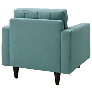 ModwayModway Empress Armchair Upholstered Fabric Set of 2 EEI-1283 EEI-1283-LAG- BetterPatio.com