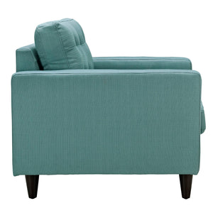 ModwayModway Empress Armchair Upholstered Fabric Set of 2 EEI-1283 EEI-1283-LAG- BetterPatio.com