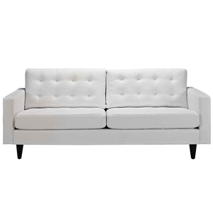 ModwayModway Empress Bonded Leather Sofa EEI-1010 EEI-1010-WHI- BetterPatio.com