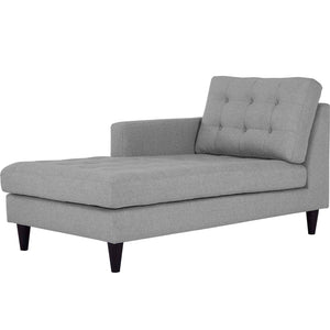 ModwayModway Empress Left-Arm Upholstered Fabric Chaise EEI-2596 EEI-2596-LGR- BetterPatio.com