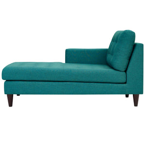 ModwayModway Empress Left-Arm Upholstered Fabric Chaise EEI-2596 EEI-2596-TEA- BetterPatio.com