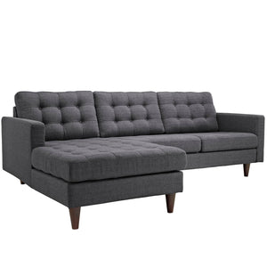 ModwayModway Empress Left-Facing Upholstered Fabric Sectional Sofa EEI-1666 EEI-1666-DOR- BetterPatio.com