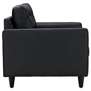 ModwayModway Empress Sofa and Armchair Set of 2 EEI-1311 EEI-1311-BLK- BetterPatio.com