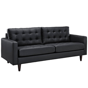 ModwayModway Empress Sofa and Armchair Set of 2 EEI-1311 EEI-1311-BLK- BetterPatio.com