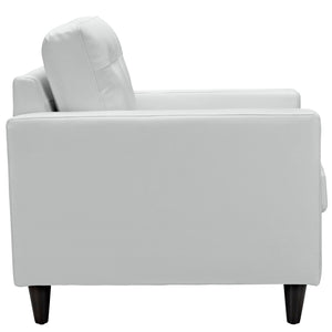 ModwayModway Empress Sofa and Armchair Set of 2 EEI-1311 EEI-1311-WHI- BetterPatio.com