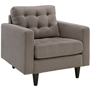 ModwayModway Empress Sofa and Armchairs Set of 3 EEI-1314 EEI-1314-GRA- BetterPatio.com