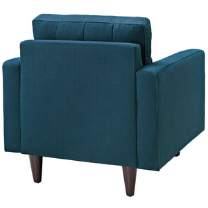 ModwayModway Empress Upholstered Fabric Armchair EEI-1013 EEI-1013-AZU- BetterPatio.com