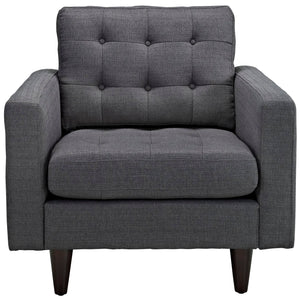 ModwayModway Empress Upholstered Fabric Armchair EEI-1013 EEI-1013-DOR- BetterPatio.com