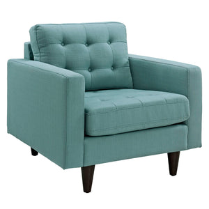 ModwayModway Empress Upholstered Fabric Armchair EEI-1013 EEI-1013-LAG- BetterPatio.com