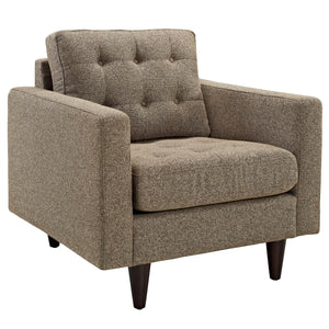 ModwayModway Empress Upholstered Fabric Armchair EEI-1013 EEI-1013-OAT- BetterPatio.com