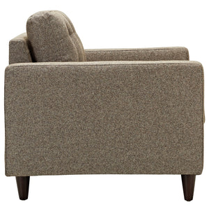 ModwayModway Empress Upholstered Fabric Armchair EEI-1013 EEI-1013-OAT- BetterPatio.com