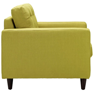 ModwayModway Empress Upholstered Fabric Armchair EEI-1013 EEI-1013-WHE- BetterPatio.com