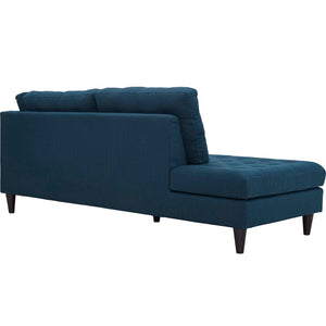 ModwayModway Empress Upholstered Fabric Left Facing Bumper EEI-2611 EEI-2611-AZU- BetterPatio.com